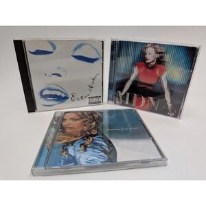 Madonna CD Lot Erotica Ray of Light MDNA 3 Album Collection Pop Music Jewel Case